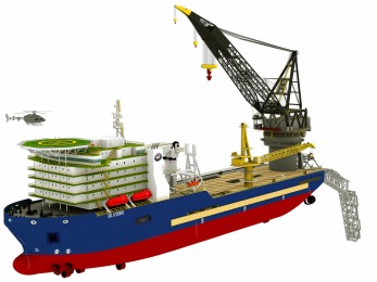 ABB Pipe laying vessel