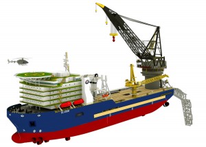 ABB Pipe laying vessel